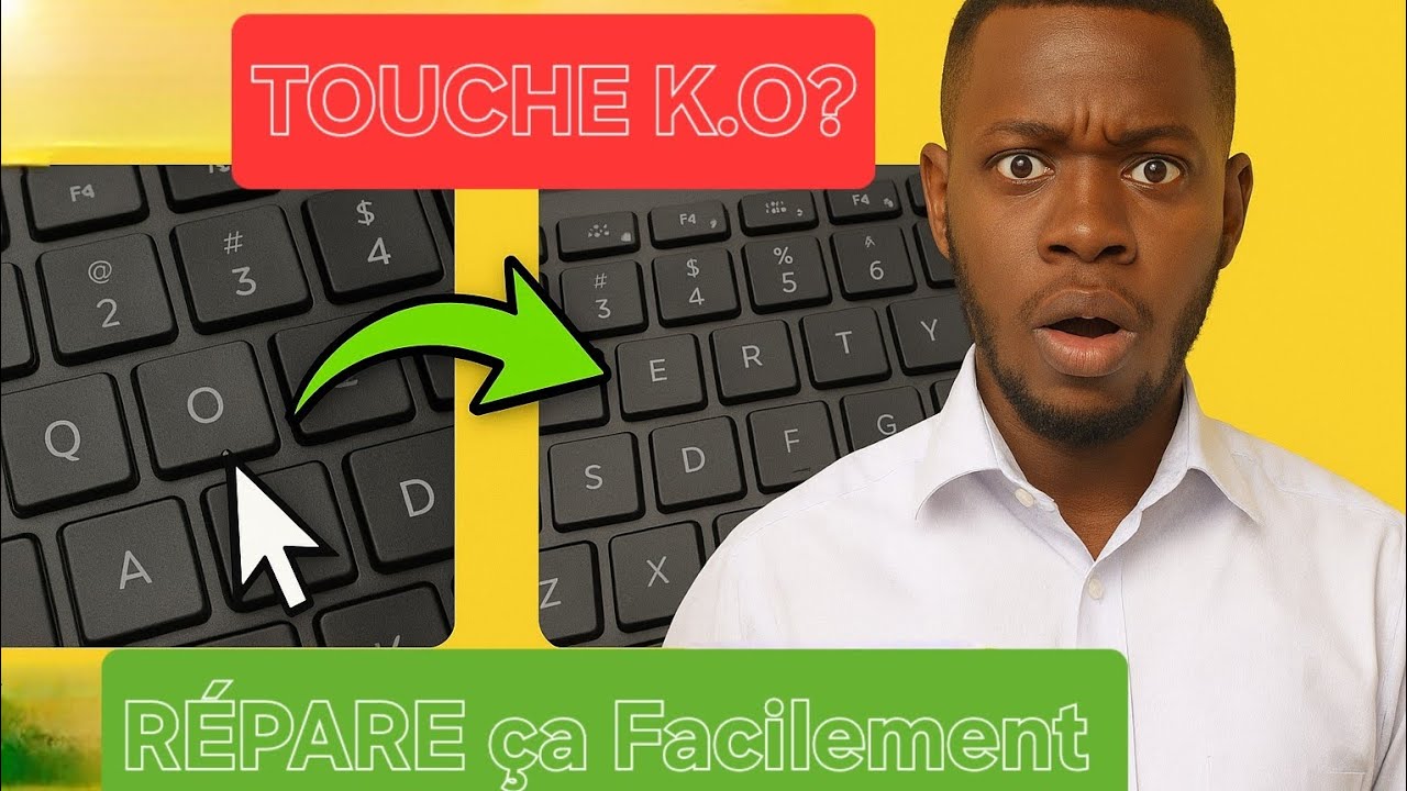 Clavier qui bug ? Voici comment réparer les touches qui ne fonctionnent plus !