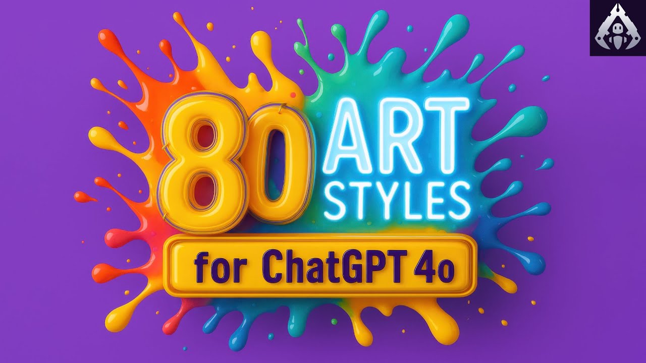 80 Art Styles You Can Generate with ChatGPT-4o (AI Image Prompts)