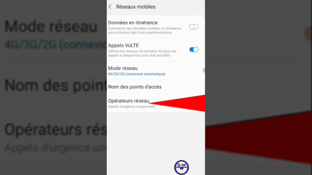 comment réparer le problème de réseau cellulaire mobile| Android #shorts