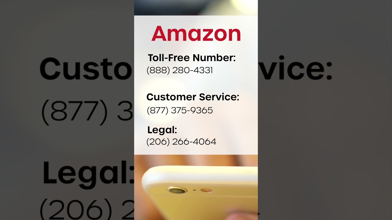 How to contact Amazon customer support