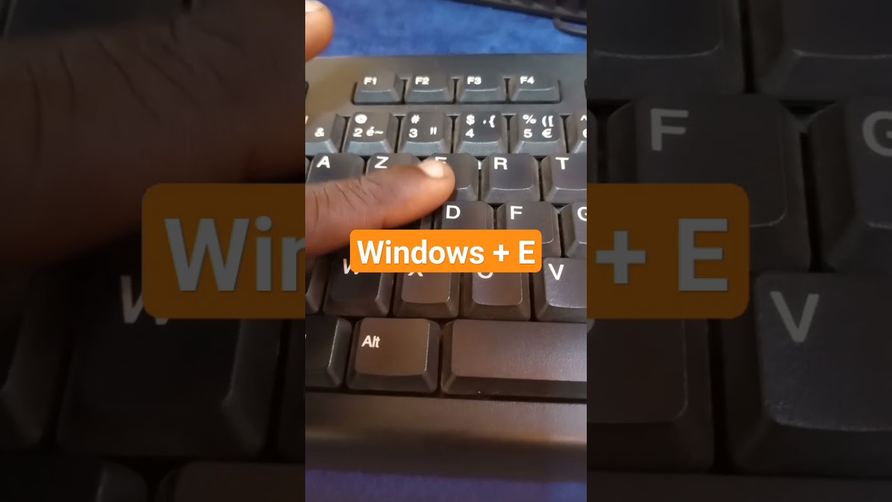 Raccourci clavier : Windows + E