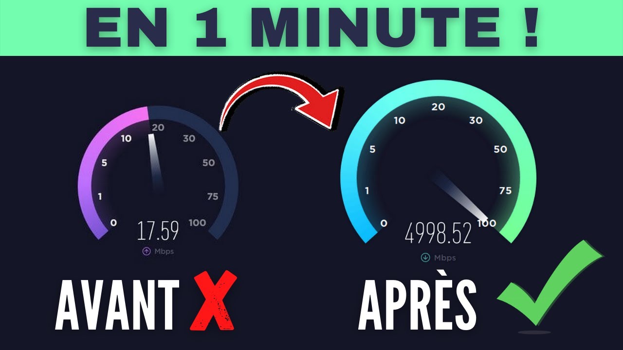 🚀 BOOSTER sa CONNEXION INTERNET en 1 ASTUCE en 2025 !