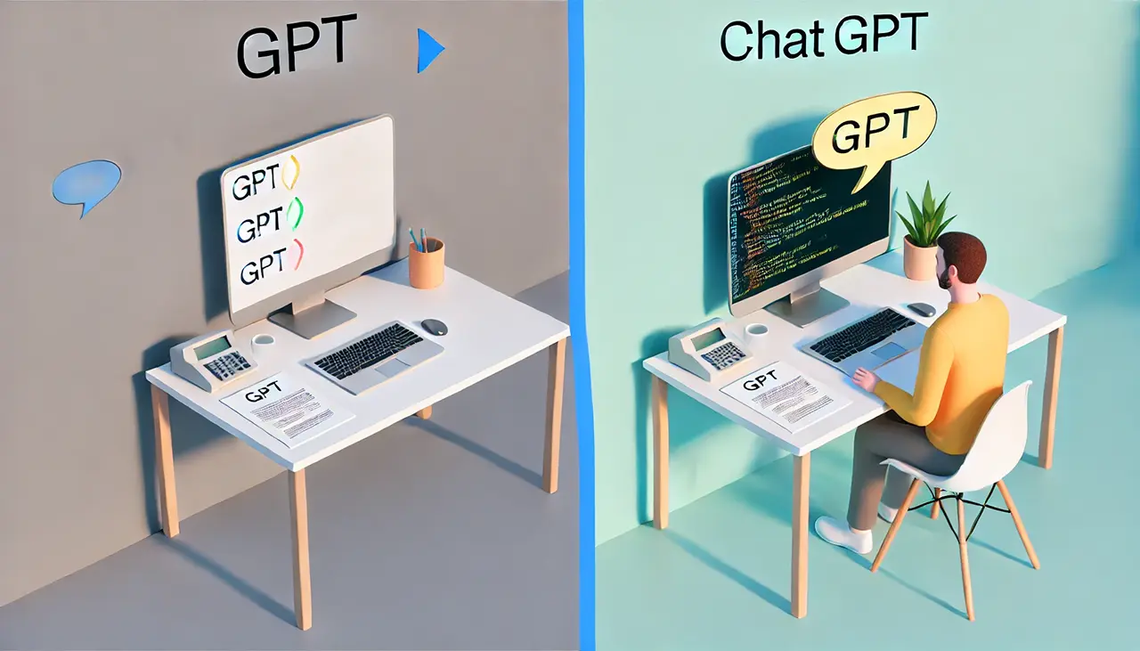 Les différences entre GPT et ChatGPT