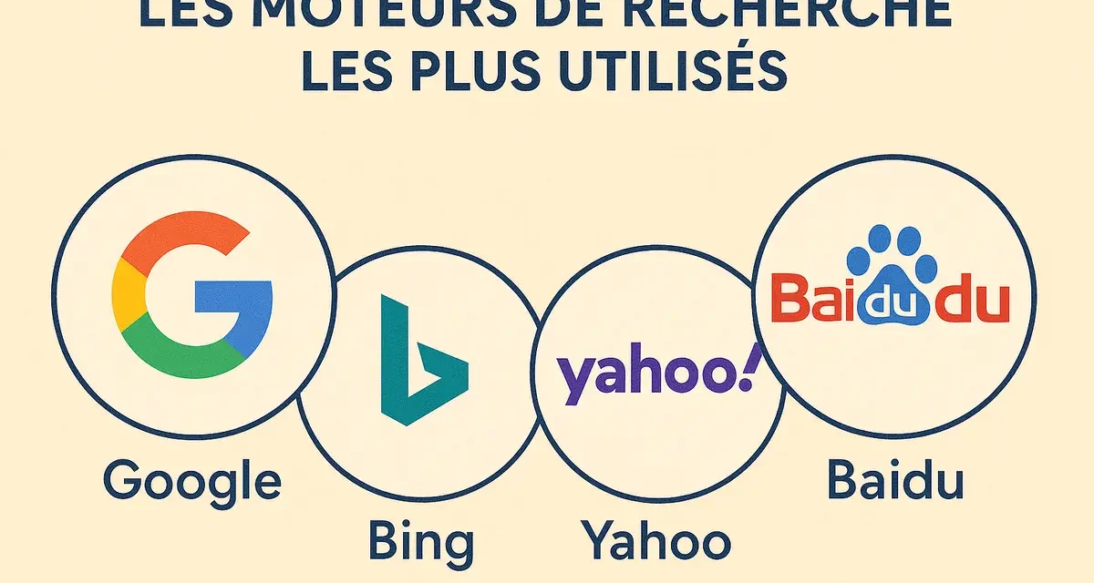 Les moteurs de recherche les plus utilisés en 2025