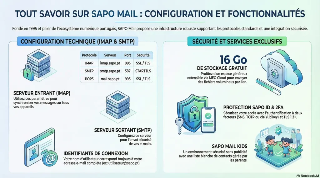 Image de configuration de Sapo Mail