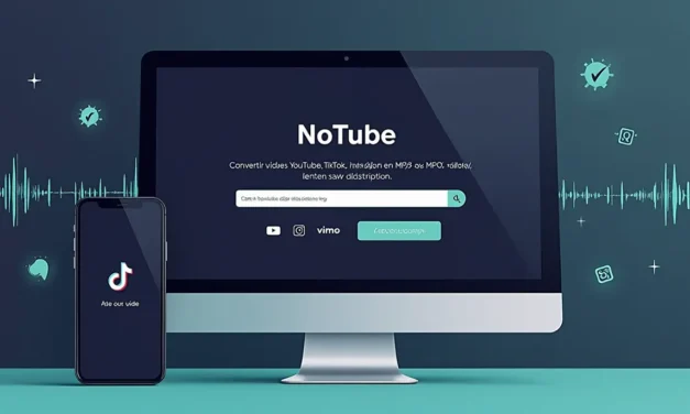 NoTube : Convertir vidéos YouTube TikTok sans logiciel