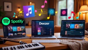 transférez facilement vos playlists entre spotify, deezer et apple music avec soundiiz. gagnez du temps en migrant vos morceaux et favoris d'une plateforme à l'autre en quelques clics seulement.