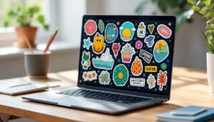 découvrez nos meilleures idées d'autocollants mac pour personnaliser et embellir votre ordinateur avec style et créativité.
