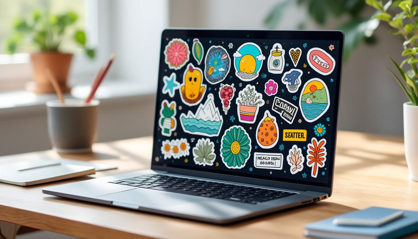 découvrez nos meilleures idées d'autocollants mac pour personnaliser et embellir votre ordinateur avec style et créativité.